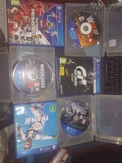 gran turismo, cod MW , watch Dogs , fifa19 , pes20 , wwe17