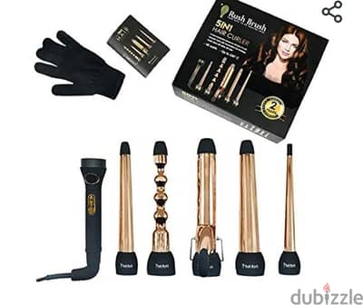 rush brush 5 in 1 curlers style