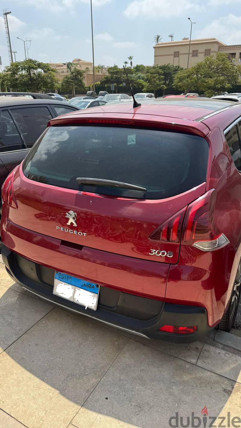 Peugeot 3008 burgundy red 2016 High Line 2