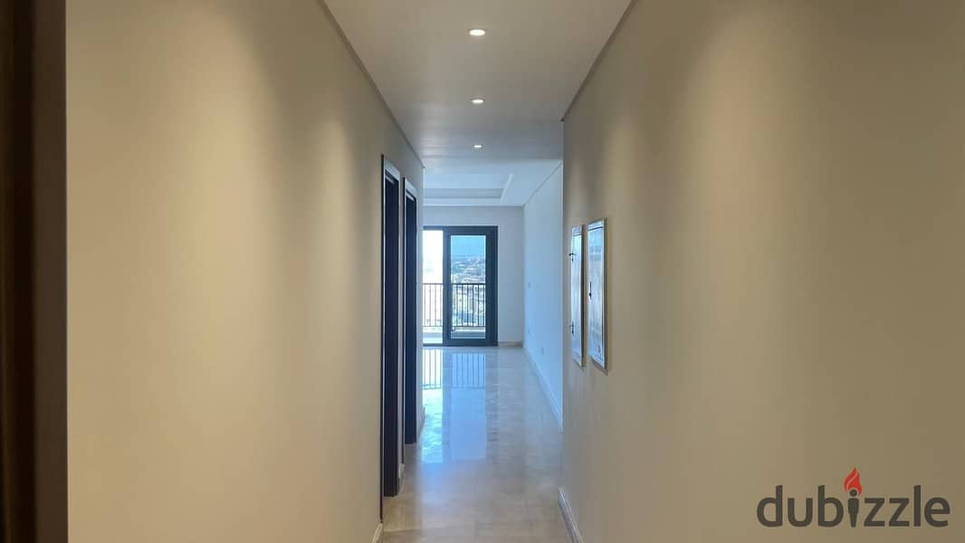 Finished apartment for rent, 135 sqm, first use, kitchen and air conditioning, Zed-Ora Compound, Zed Towers, Sheikh Zayed 6