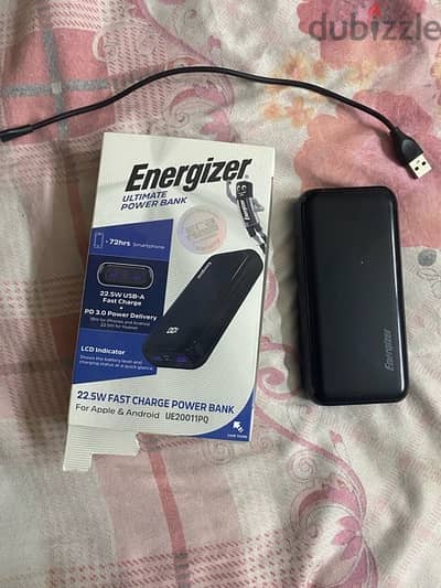 ENERGIZER Powerbank  22.5w 20000mAh UE20011PQ