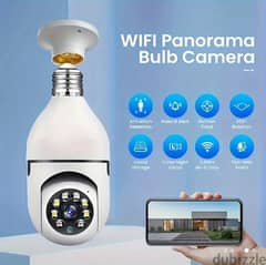 Light Bulb Security Camera كاميرا امان علي شكل مصباح اضائة