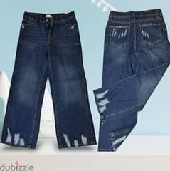 Shop mii wide leg jeans 0