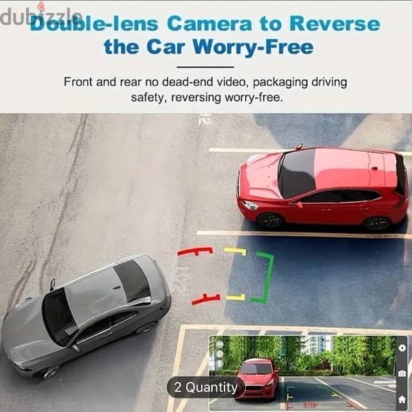 كاميرا مراقبة العربية امامية و خلفية و داخلية  Car Dashcam 2