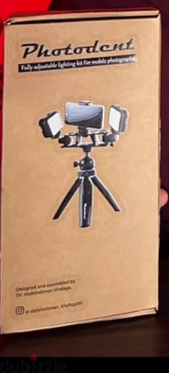 mobile photography kit with twin flash