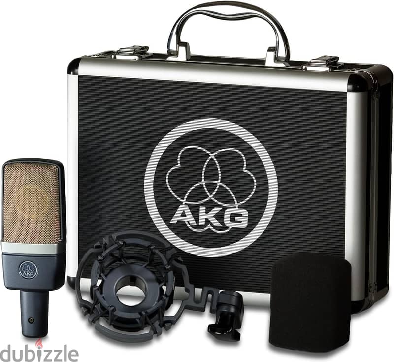 AKG Pro Audio C214 Professional Large-Diaphragm Condenser Microphone, 1