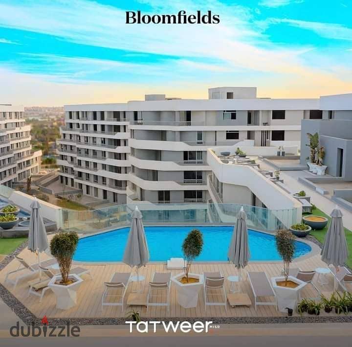 With 8 Years Installments Apartment 130m Immediate Receipt In Bloomfields Mostakbal City Compound 3