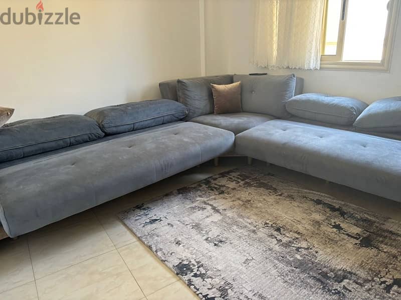 L shaped Sofa istikbel 7