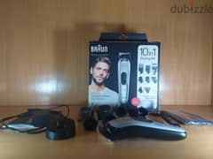 Braun 10 In 1 Styling Kit Trimmer, Wet and Dry, Black - MGK7331