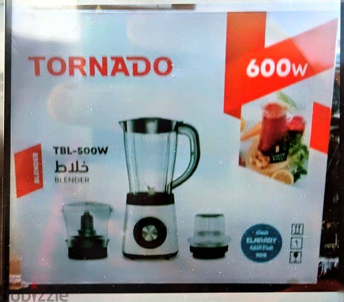 خلاط كهربائي تورنيدو 600 وات TBL-500W 0