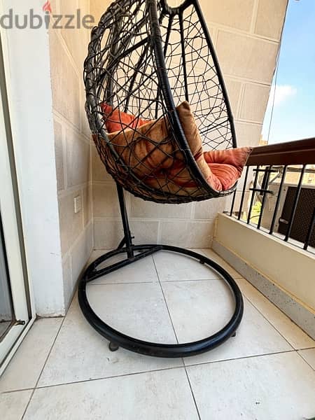 مرجيحة  rattan swing 1