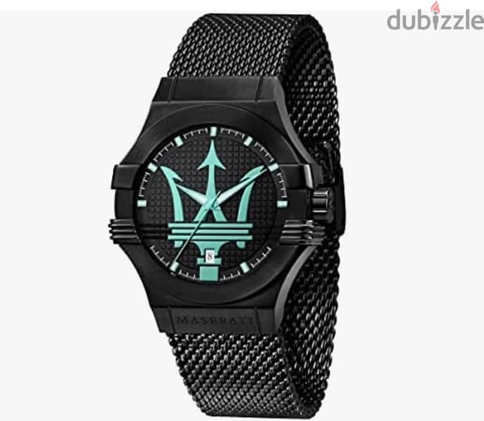 UNIQUE Maserati Aqua Edition Men's Quartz Movement Watch, black, 0