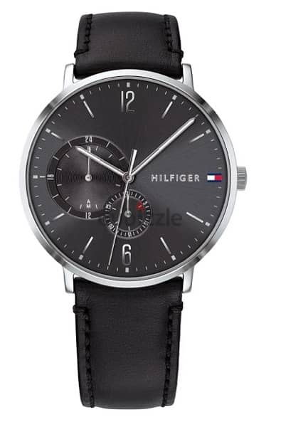 Tommy Hilfiger Men's Multi Dial Quartz Watch with Leather Strap