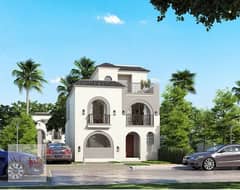 Book your villa in Sarai Compound, area 175 m + garden 162 m with private roof, with a 5% down payment over 8 years 0