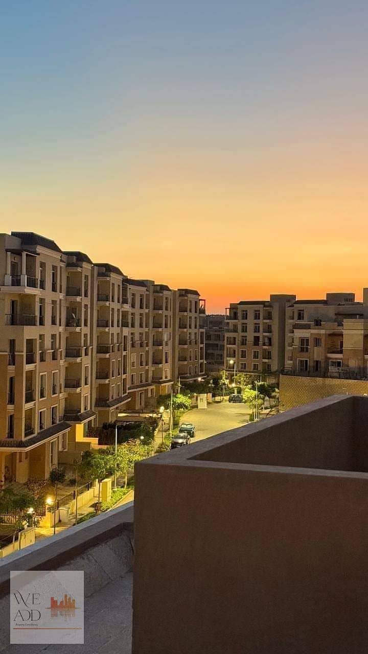 Book now a 50m ground floor studio with a 21m garden with a cash discount of up to 42% in Sarai Compound in New Cairo, Esse Phase 2