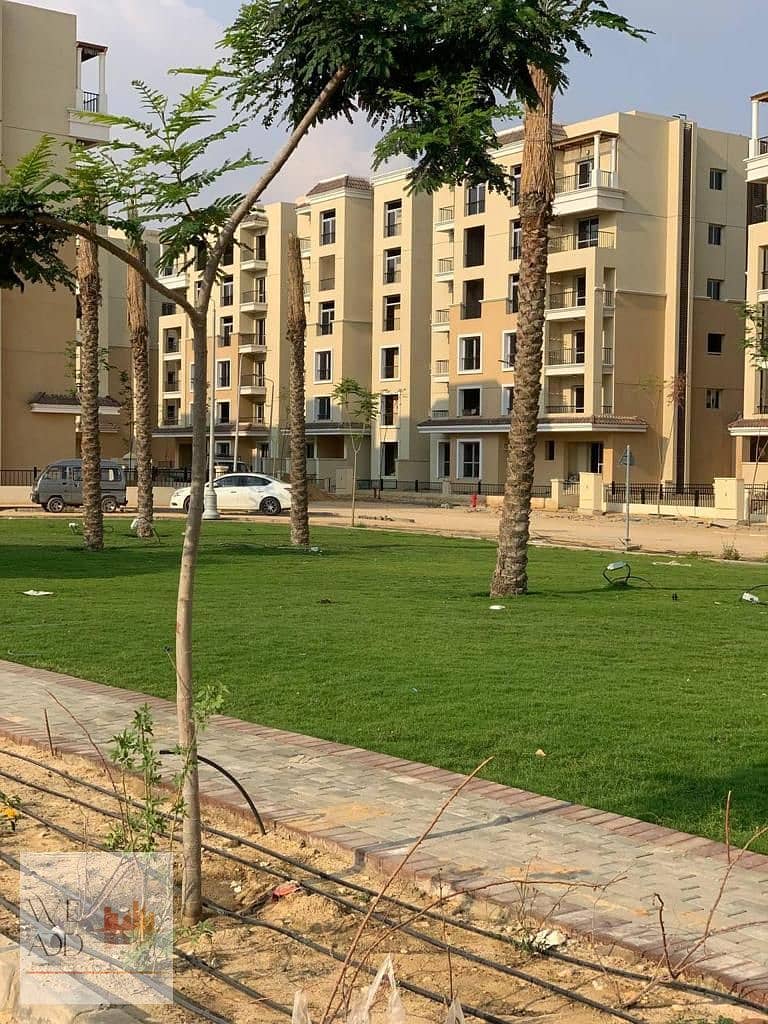 Book now a 50m ground floor studio with a 21m garden with a cash discount of up to 42% in Sarai Compound in New Cairo, Esse Phase 13