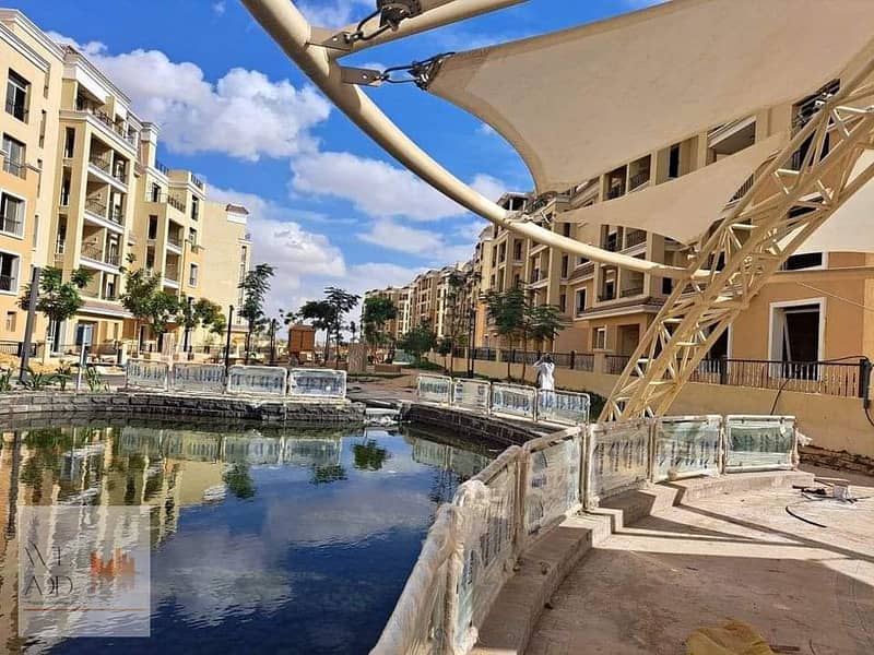 Book now a 50m ground floor studio with a 21m garden with a cash discount of up to 42% in Sarai Compound in New Cairo, Esse Phase 15