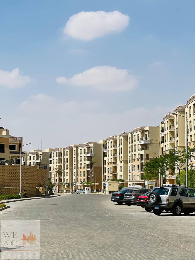 Book now a 50m ground floor studio with a 21m garden with a cash discount of up to 42% in Sarai Compound in New Cairo, Esse Phase 17