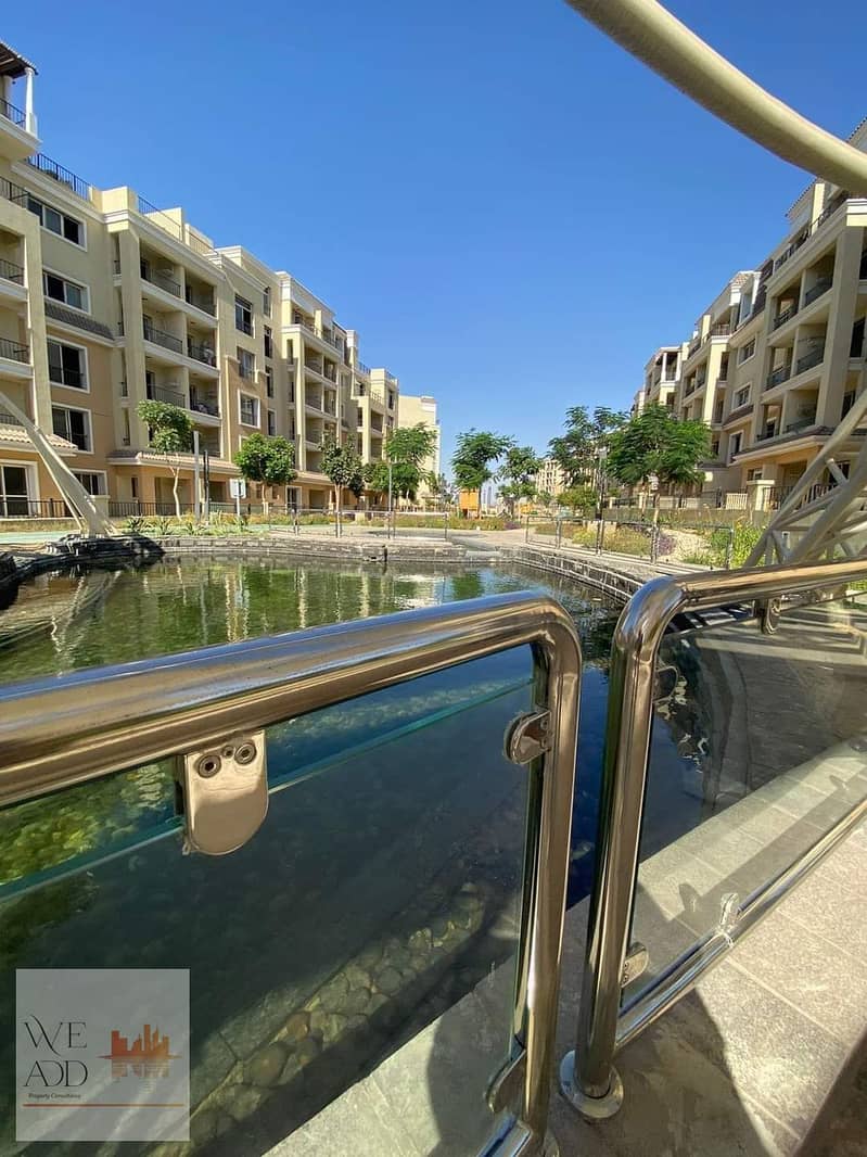 At an attractive price, own a 158-square-meter apartment in Sheya Phase, 3 rooms with a view in Sarai Compound, Sur B Sur, Madinaty, with a down payme 3