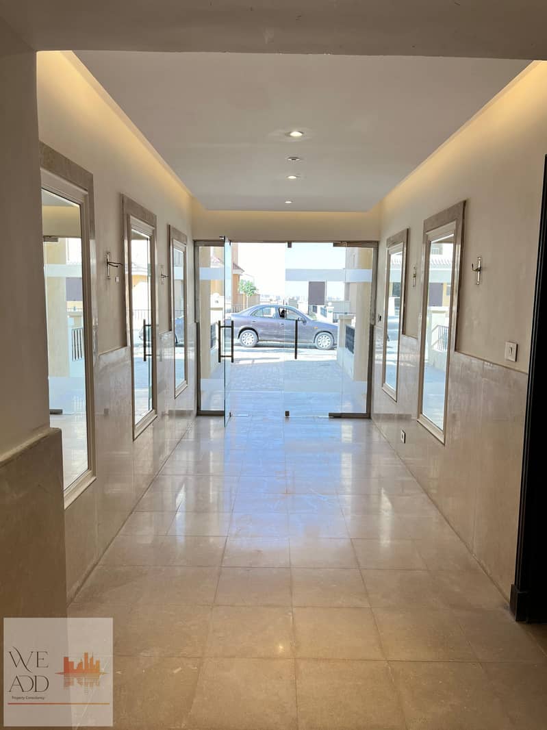 At an attractive price, own a 158-square-meter apartment in Sheya Phase, 3 rooms with a view in Sarai Compound, Sur B Sur, Madinaty, with a down payme 13