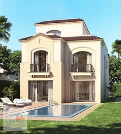 Stand Alone villa for sale, 175 m, distinctive division, the best location and price. Book now in Sarai Compound in Mostakbal City 0