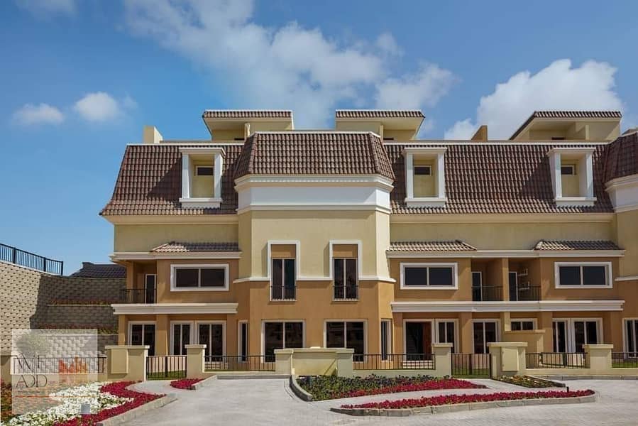 In a prime location in Sarai Compound, own S Villa, 239m corner double view, in the villas only phase of Rai Valleys, with a down payment starting fro 7