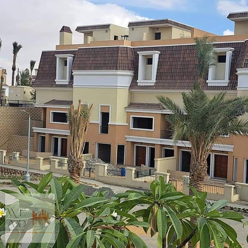 In a prime location in Sarai Compound, own S Villa, 239m corner double view, in the villas only phase of Rai Valleys, with a down payment starting fro 11