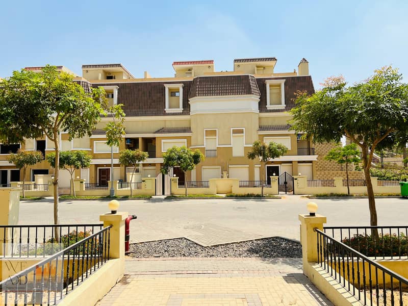 In a prime location in Sarai Compound, own S Villa, 239m corner double view, in the villas only phase of Rai Valleys, with a down payment starting fro 16