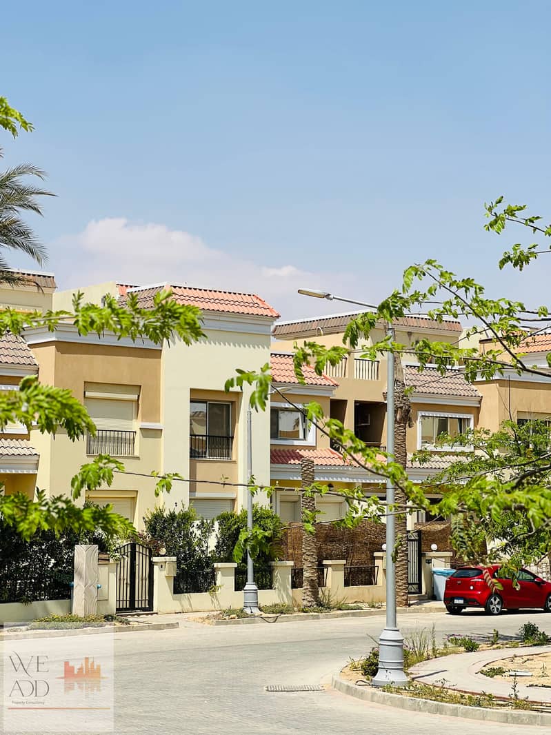 In a prime location in Sarai Compound, own S Villa, 239m corner double view, in the villas only phase of Rai Valleys, with a down payment starting fro 21