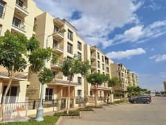 Two-bedroom apartment, 110 m, sea view, repeated floor, with a wonderful view, in the Esse phase of Sarai Compound. The phase enjoys green spaces and