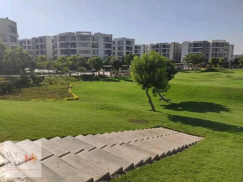 Independent villa for sale 160m in Taj City compound, Origami Golf phase, at a special price and 10% down payment over 6 months, landscape view and la 13