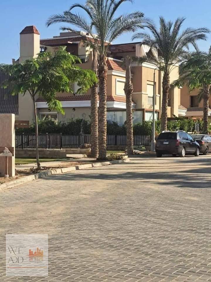 The last units of the villa in Sarai Compound, the most distinguished residential compound in New Cairo, wall by wall, Madinaty, with a 10% down payme 5