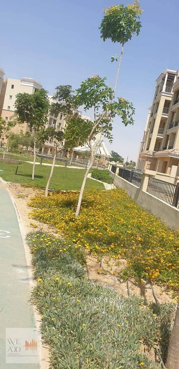 Choose your distinguished property in Sarai Compound, duplex 205 m, 4 rooms, with a private garden of 121 m, on a direct view in Sheya phase, with a 5 1