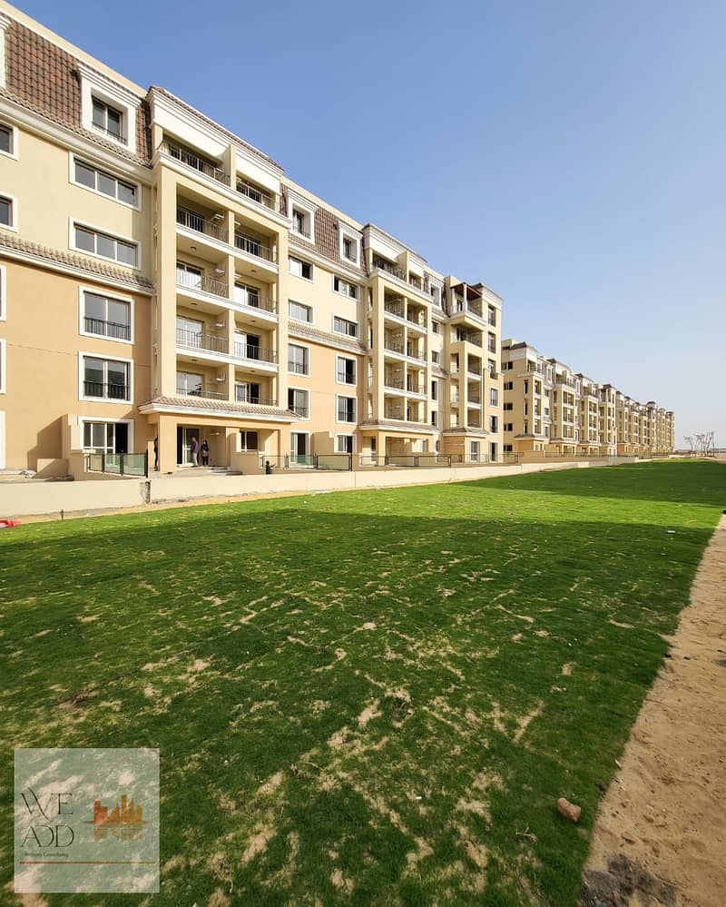 Corner townhouse villa 212 m 4 floors different and distinctive divisions at distinctive competitive prices for sale in Sarai Compound next to Madinat 13