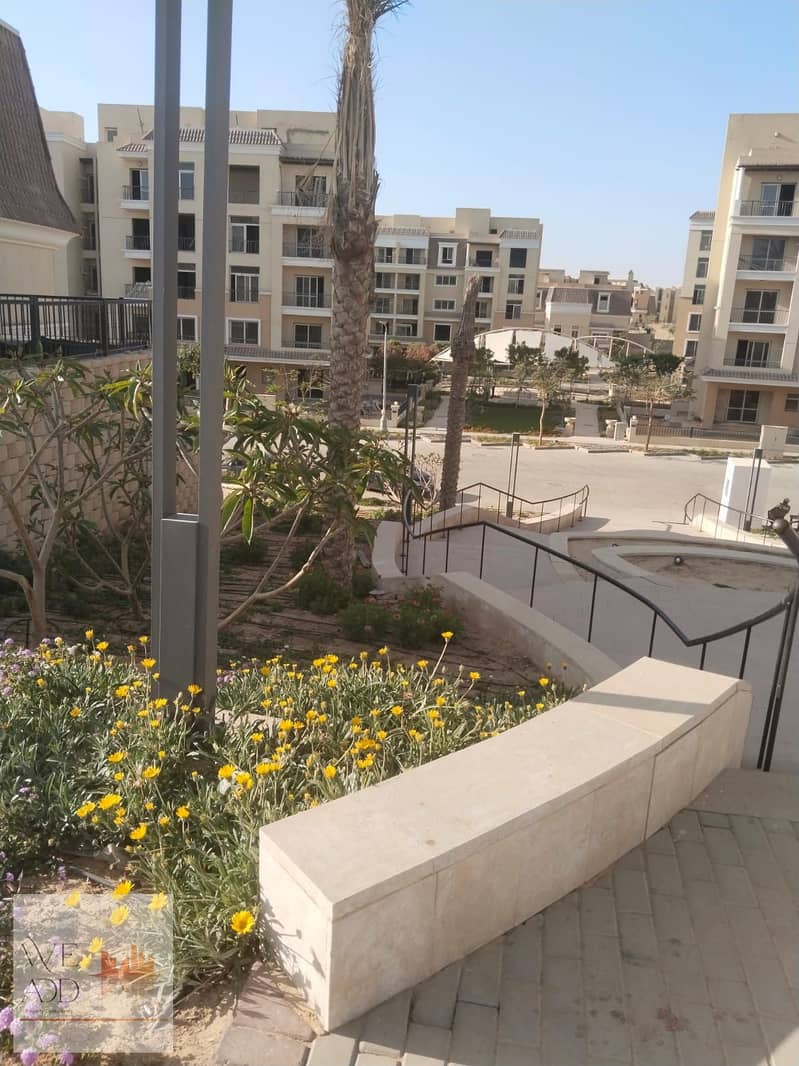 Corner townhouse villa 212 m 4 floors different and distinctive divisions at distinctive competitive prices for sale in Sarai Compound next to Madinat 18