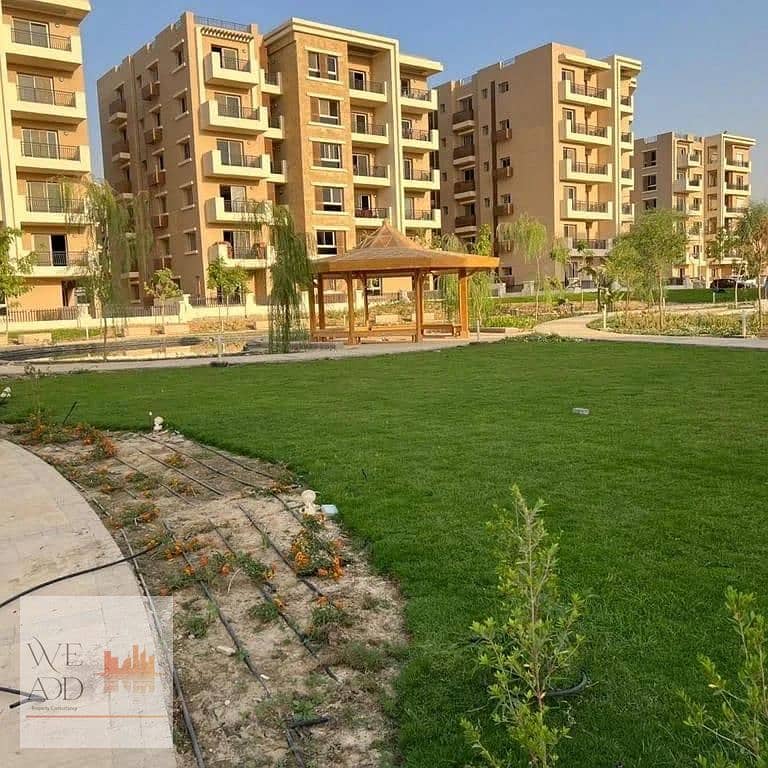 Apartment for sale in Taj City Compound, Origami Golf Phase, 132 m, very distinctive division, with the best view, with a 5% down payment and installm 22