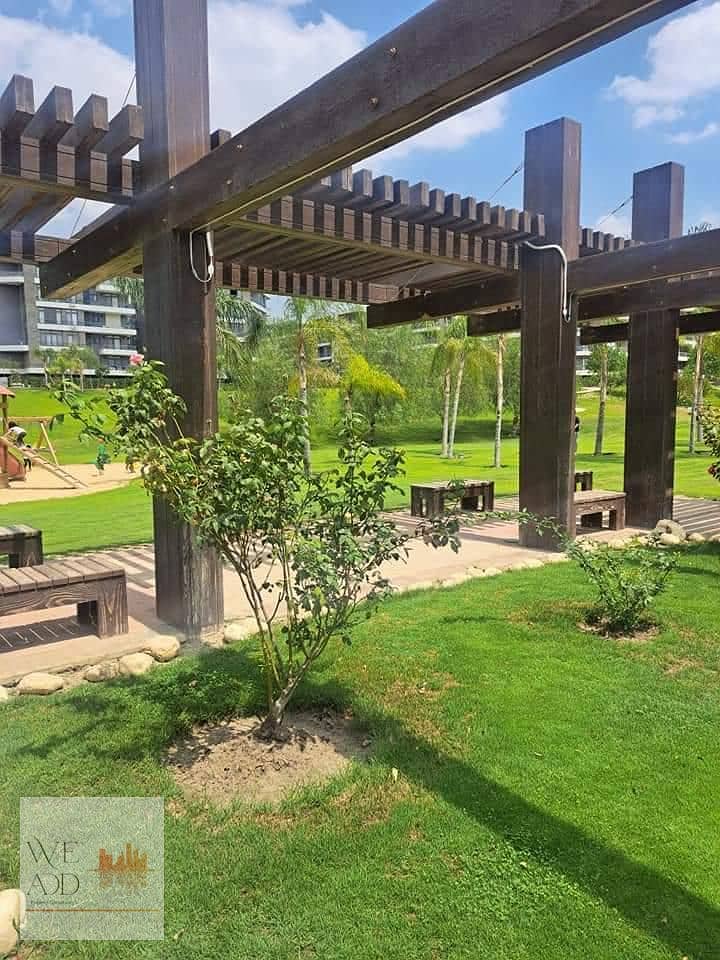 Book a 72m studio with a 41m garden in Taj City Compound after 3 million after a 42% cash discount in front of Cairo Airport 19