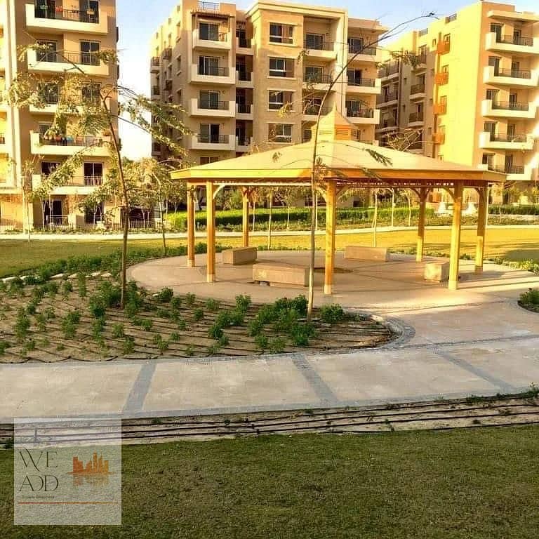 Duplex, large area 207 m, for sale in El Tagamoa, with a down payment starting from 5% and installments over 8 years, in a distinguished compound on t 14