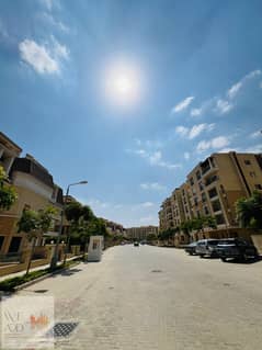 Ground floor apartment with a garden, two rooms, 111 m, with a garden of 130 m, for sale next to Madinaty in Sarai Compound, with installments over 8