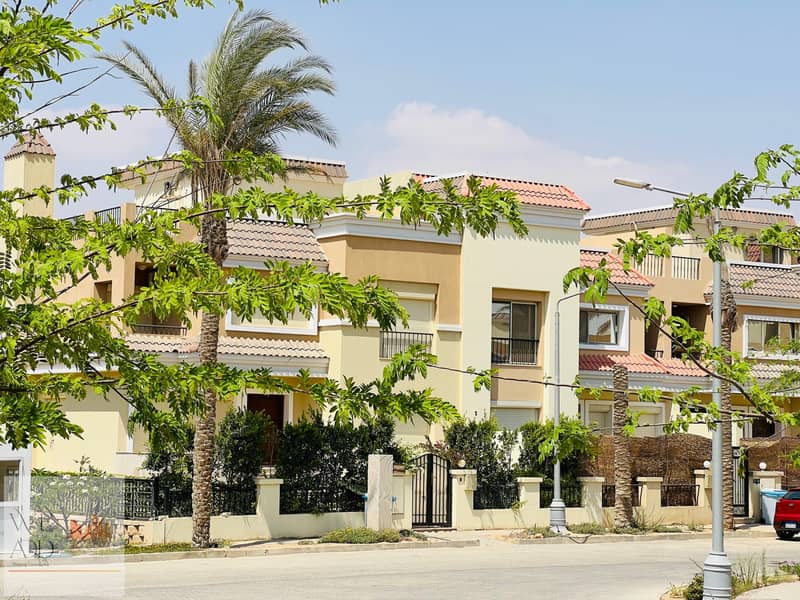 Buy now your villa in Sarai Compound with a down payment starting from 700 thousand. Villa 212 m, two floors, for sale at a very special price in New 10