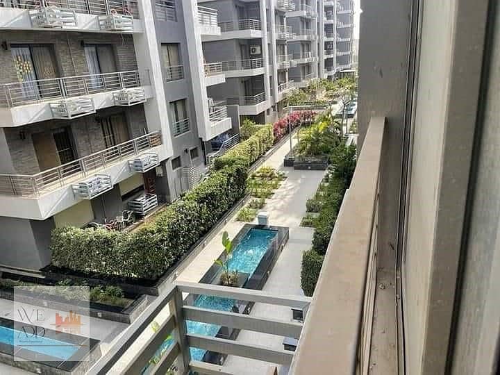 Apartment for sale, lake view, landscape, 3 rooms, 133 m, in front of Cairo Airport, in Taj City Compound, New Cairo, 10% down payment over 6 months 14