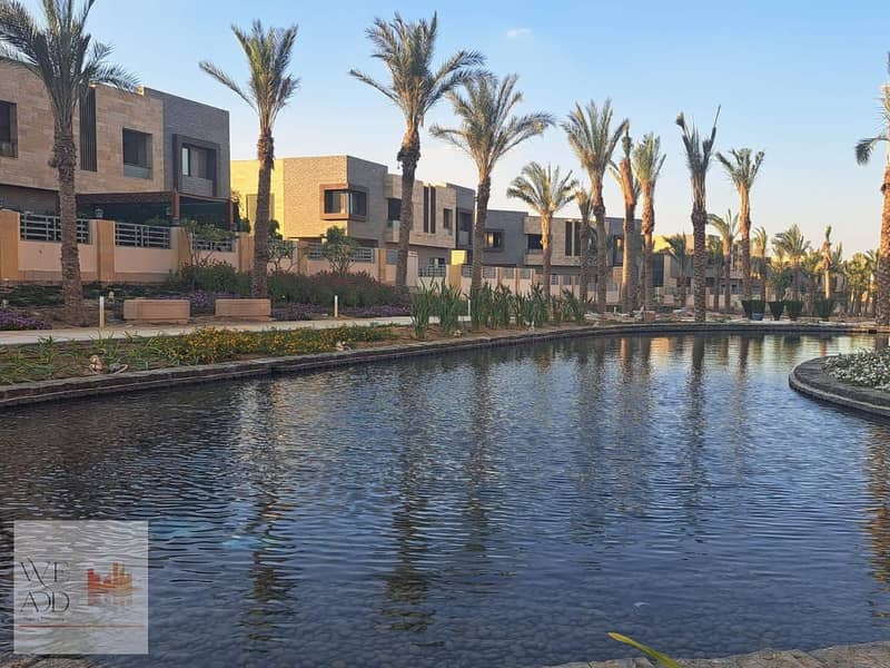 Apartment for sale, lake view, landscape, 3 rooms, 133 m, in front of Cairo Airport, in Taj City Compound, New Cairo, 10% down payment over 6 months 31