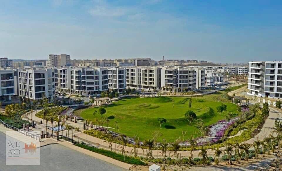 Duplex apartment, 156 m, longitudinal division, for sale in Taj City Compound in El Tagamoa, on Suez Road, Origami Golf Phase 15