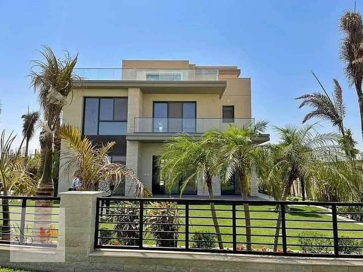 Duplex 208m with landscape and lake view in Taj City Compound in front of Cairo International Airport with 5% down payment and installments over 8 yea 1