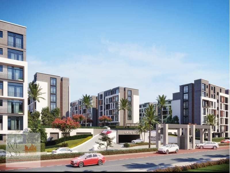 Duplex 208m with landscape and lake view in Taj City Compound in front of Cairo International Airport with 5% down payment and installments over 8 yea 8