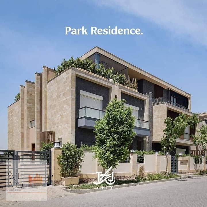 Duplex 208m with landscape and lake view in Taj City Compound in front of Cairo International Airport with 5% down payment and installments over 8 yea 16