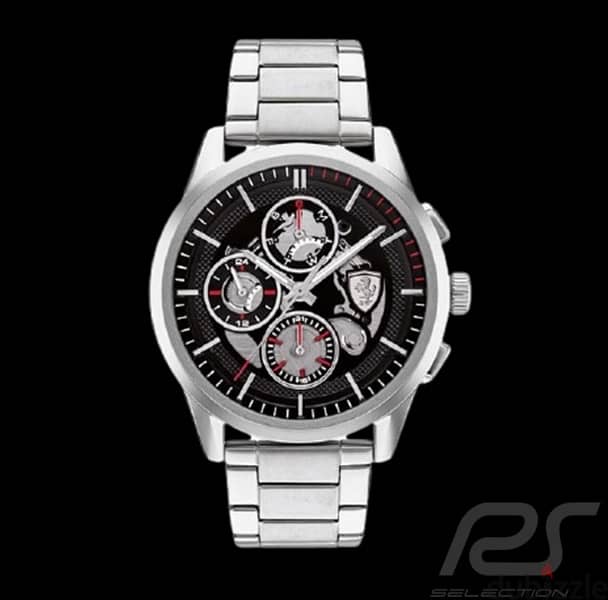 VERy SPecial Watch Ferrari SCUDERIA FERRARI GRAND TOUR MEN's BLACK 0