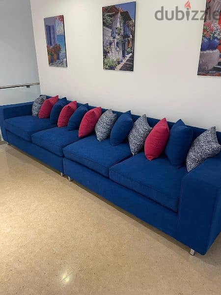 كنبه جديده من قطعتين sofa 2 piece not used 1