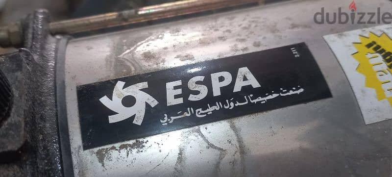 موتور مياه ESPA أسباني " وارد الخليج " 1 حصان ، حالة ممتازة جدا 1