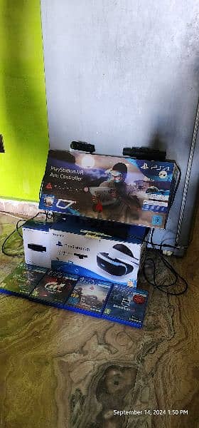 PS VR 1 + PS Camera + AIM Controler + HD Camera 12